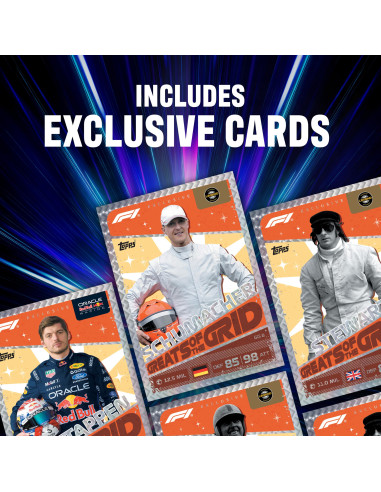 Topps Turbo Attax Formule 1 2026   Super Tin   Greats Of The Grid 