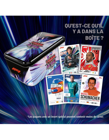 Topps Turbo Attax Formule 1 2026   Super Tin   Greats Of The Grid 