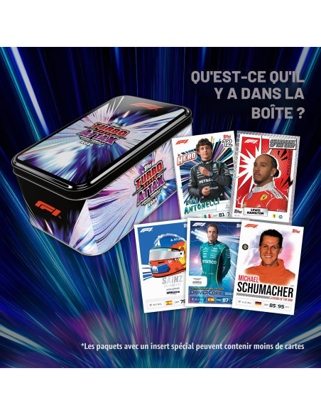 Topps Turbo Attax Formule 1 2026   Super Tin   Greats Of The Grid 