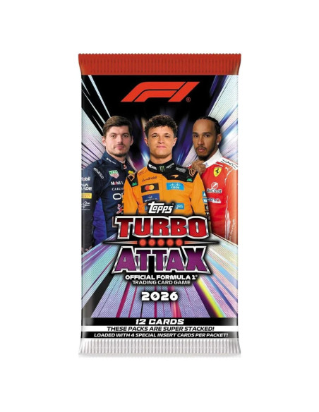 Topps Pack De Cartes à Collectionner Officiel Turbo Attax F1 2026 