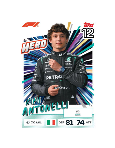 Topps Pack De Cartes à Collectionner Officiel Turbo Attax F1 2026 