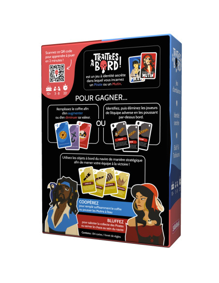 Savana Traitres à Bord   Jeu De Société   Grand Prix Du Jouet 2023   Jeux à Identité Secrète   Jeu De Voyage Et De Poche 