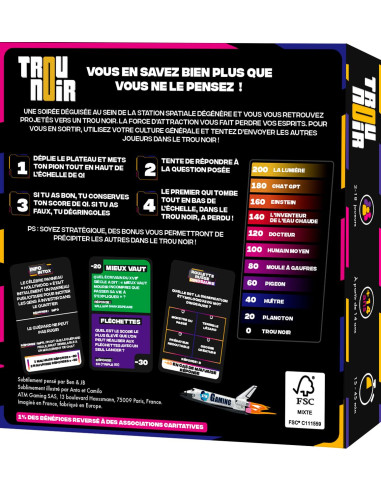 Trou Noir   Jeu De Société Culture Générale, Stratégie Et Ambiance 