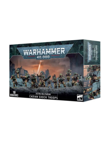 Games Workshop   Warhammer 40 000   Astra Militarum : Troupes De Choc Cadiennes (édition 2023) 
