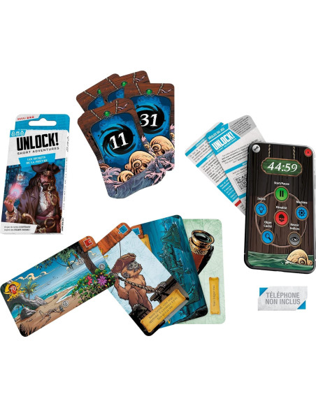 Asmodee   Unlock! Short Adventures   Les Secrets De La Pieuvre 
