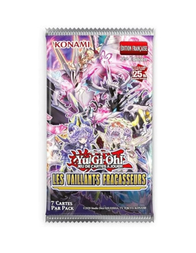 Yu Gi Oh! Booster De 7 Cartes : Les Vaillants Fracasseurs   Version Française 