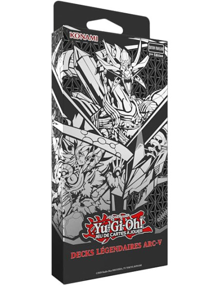 Yu Gi Oh! Pack De 3 Decks Légendaires Arc V   Jeu De Cartes à Jouer   155 Cartes   à Partir De 6 Ans   1ère édition 
