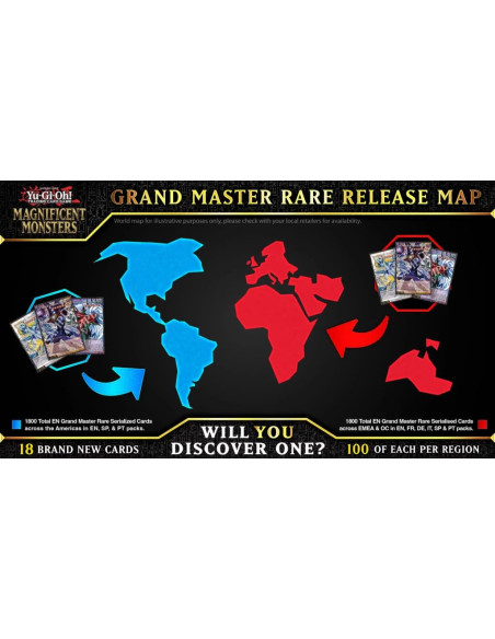 Yu Gi Oh! Pack 3 Boosters Tuckbox Les Monstres Fantastiques   5 Cartes Par Booster   Cartes Grand Master Rare 