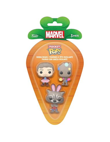 Marvel - Pack 3 figurines Pocket POP! GOTG