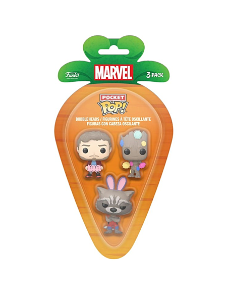 Marvel - Pack 3 figurines Pocket POP! GOTG