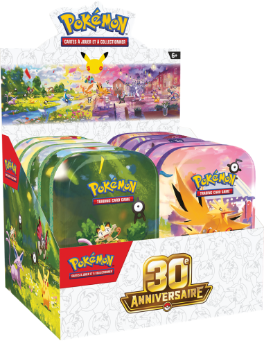 Mini-tin Pokémon 30e anniversaire (FR) - Modèle...