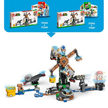 LEGO 71390 Super Mario Ensemble d'extension La Destruction des Reznors Jouet Enfant 6 Ans