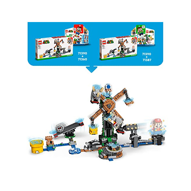 LEGO 71390 Super Mario Ensemble d'extension La Destruction des Reznors Jouet Enfant 6 Ans