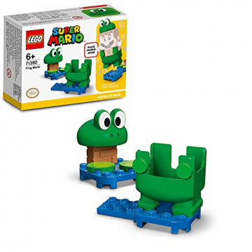 LEGO 71392 Super Mario Pack de Puissance Mario Grenouille, Jouet à Collectionner, Cadeau pour Garçons et Filles