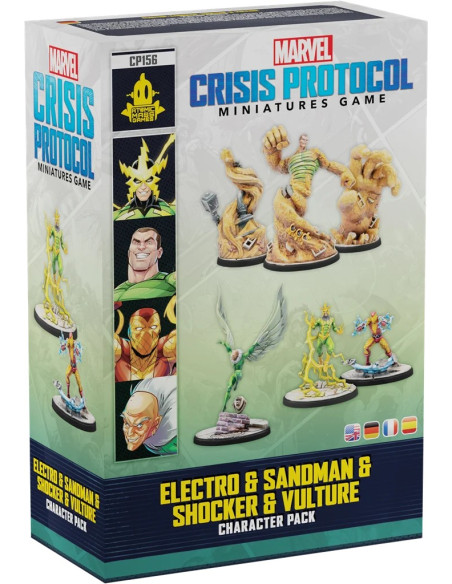 Electro, Sandman, Shocker & Vulture - Marvel Crisis Protocol