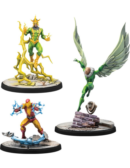 Electro, Sandman, Shocker & Vulture - Marvel Crisis Protocol