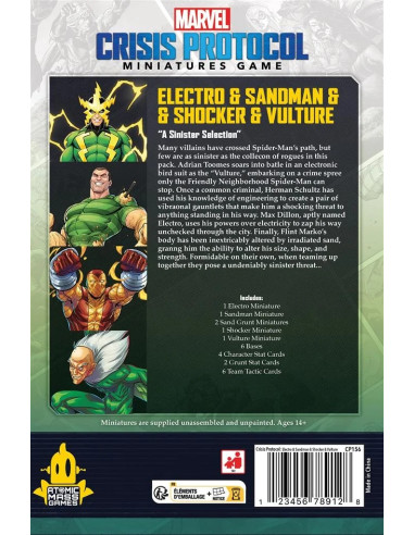 Electro, Sandman, Shocker & Vulture - Marvel...