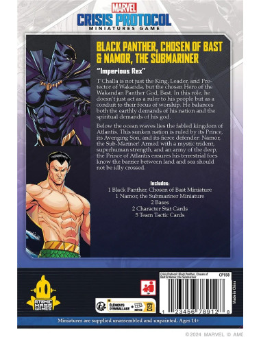 Black Panther of Bast & Namor the Submariner -...