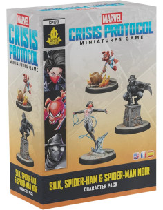 Silk Spider Ham & Spider Man Noir - Marvel Crisis Protocol
