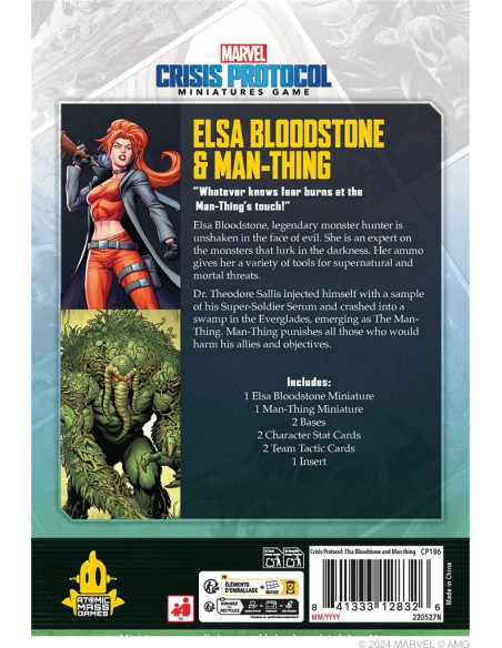 Elsa Bloodstone & Man-Thing - Marvel Crisis Protocol