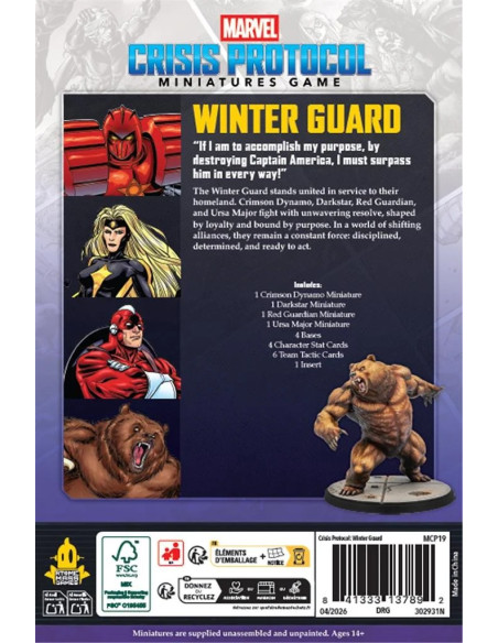 Winter Guard Affiliation Pack - Marvel Crisis Protocol