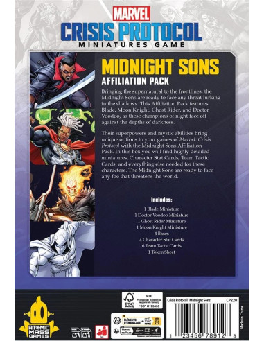 Midnight Sons Affiliation Pack - Marvel Crisis...
