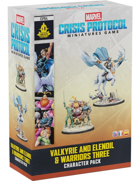 Valkyrie on Elendil & Warriors Three - Marvel Crisis Protocol