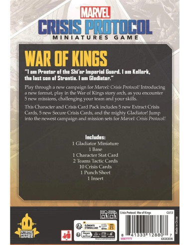 War of Kings & Crisis Cards - Marvel Crisis...
