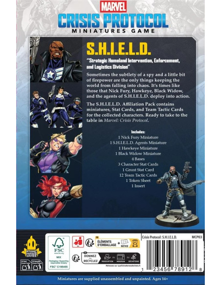 S.H.I.E.L.D. Affiliation Pack - Marvel Crisis Protocol