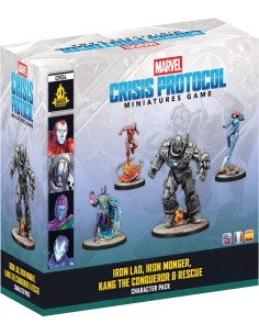 Iron Lad & Iron Monger, Kang & Rescue - Marvel Crisis...