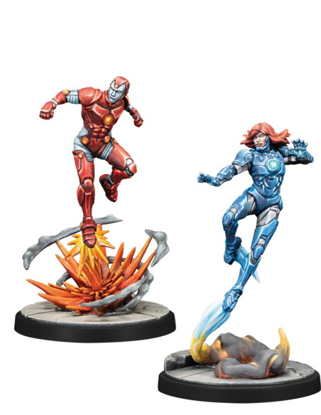 Iron Lad & Iron Monger, Kang & Rescue - Marvel Crisis Protocol