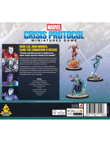Iron Lad & Iron Monger, Kang & Rescue - Marvel...
