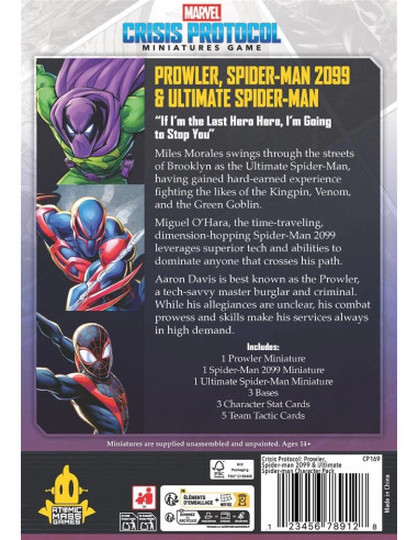 Prowler, SpiderMan 2099 & Ult Spider Man -...