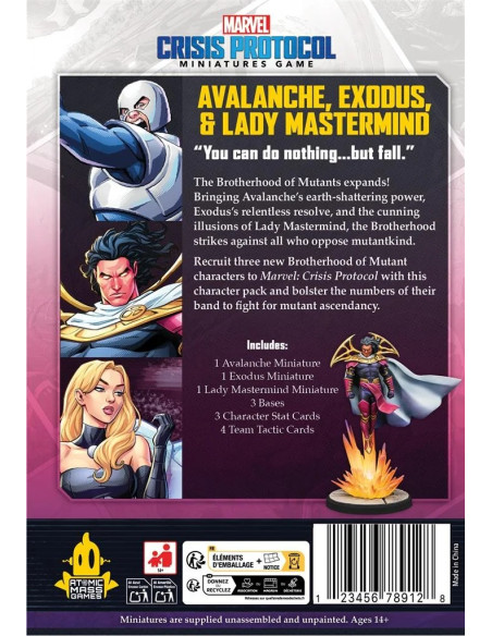 Avalanche, Exodus & Lady Mastermind - Marvel Crisis Protocol