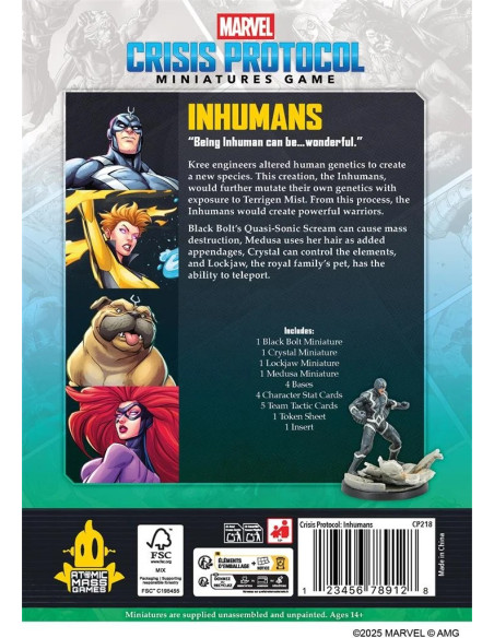 Inhuman Affiliation Pack - Marvel Crisis Protocol