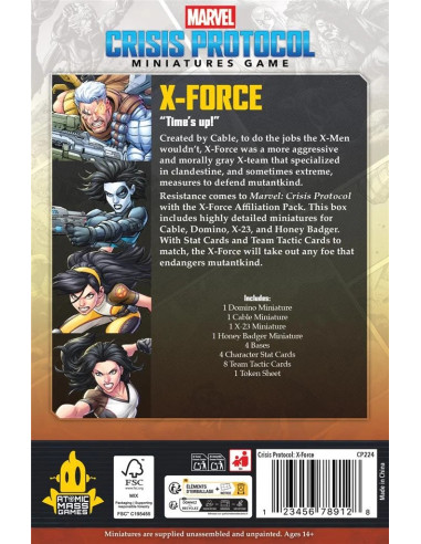 X-Force Affiliation Pack - Marvel Crisis Protocol