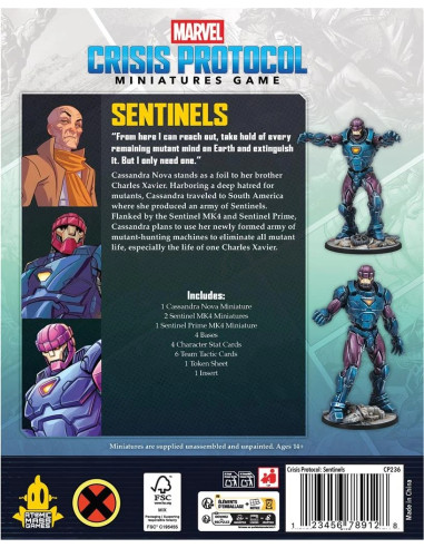 Sentinels Affiliation Pack - Marvel Crisis...