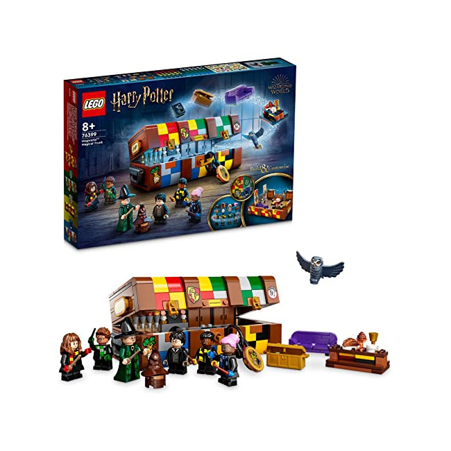 Lego 76399 Harry Potter La Malle Magique De Poudlard, Idée de Cadeau Personnalisable, Inclus 5 Minifigures de