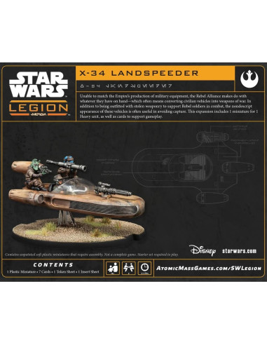 Star Wars Legion - X-34 Landspeeder (FR)