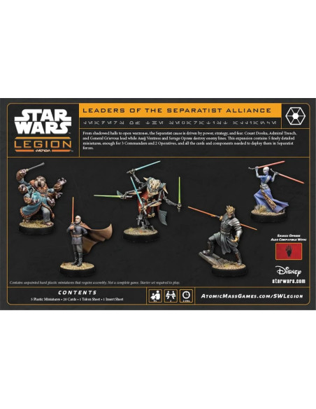 Star Wars Legion - Leaders of the Separatist Alliance (FR)