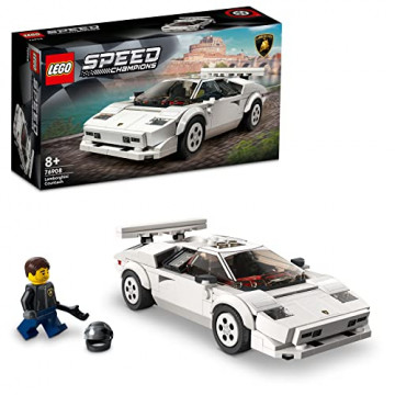 LEGO Speed Champions 76908 - Lamborghini Countach - modèle de Voiture de Course