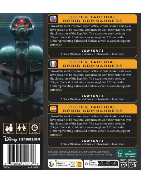 Star Wars Legion - Super Tactical Droid Commanders (FR)