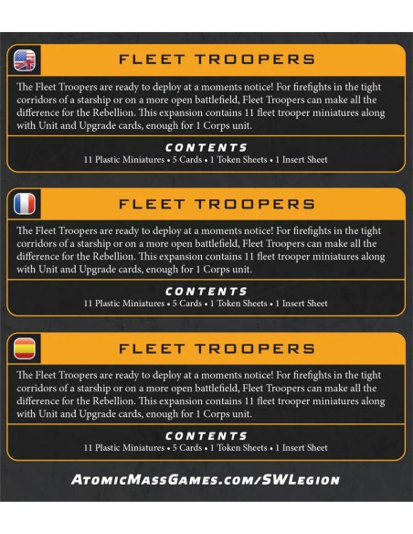 Star Wars Legion - Fleet Troopers (FR)