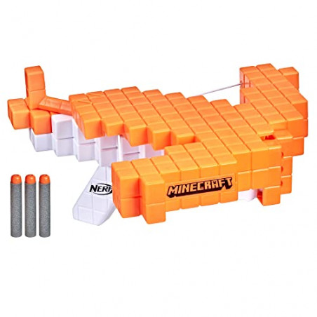 Nerf Minecraft, blaster à fléchettes Pillager's Crossbow