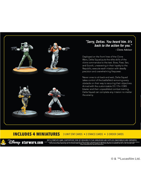 Delta Squad, Form Up - Star Wars Shatterpoint