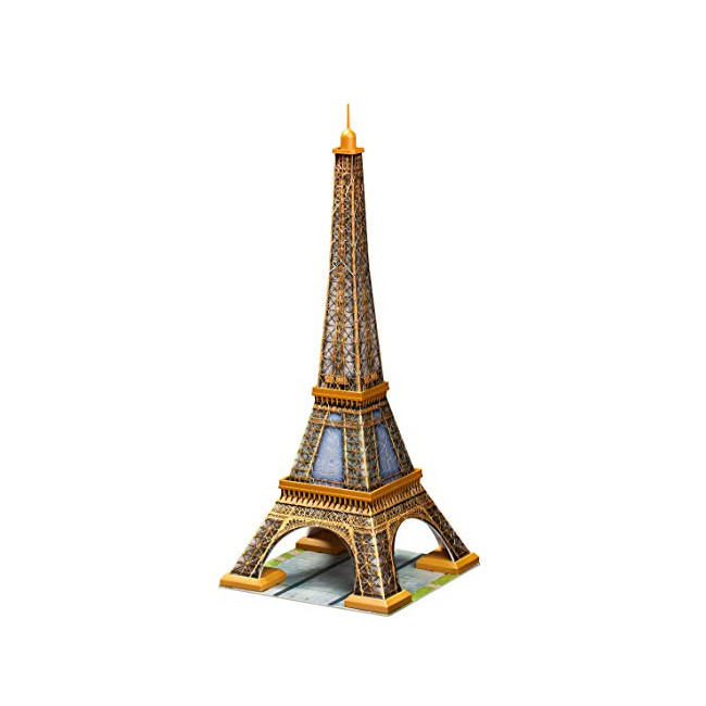 Ravensburger - Puzzle 3D Building - Tour Eiffel - A partir de 10 ans - 216 pièces numérotées à assembler sans colle -