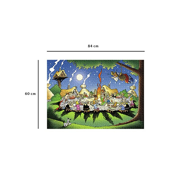 Astérix - Puzzle Adulte - Le banquet 1500 pièces