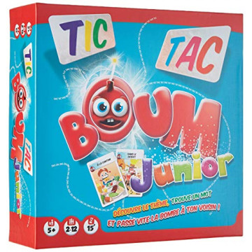 Zygomatic | Tic Tac Boum : Junior | Jeu de société | À partir de 5 ans | 2 à 12 joueurs | 15 minutes