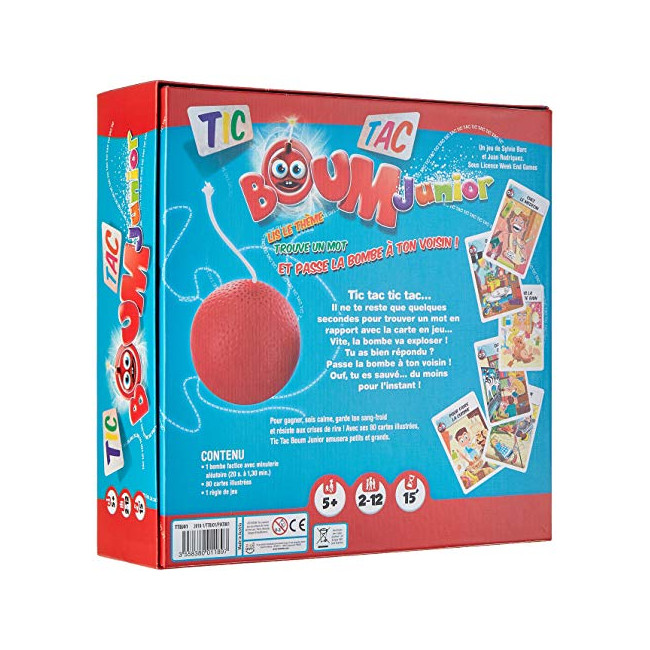 Acheter le Jeu Tic Tac Boum - un jeu tout public à partir de 08 ans et +  pour 2 à 12 joueurs