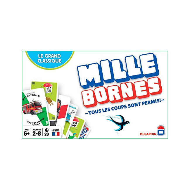 Jeu De Société Mille Bornes Classique - Version Dujardin, Neuf, à Partir De 6 Ans